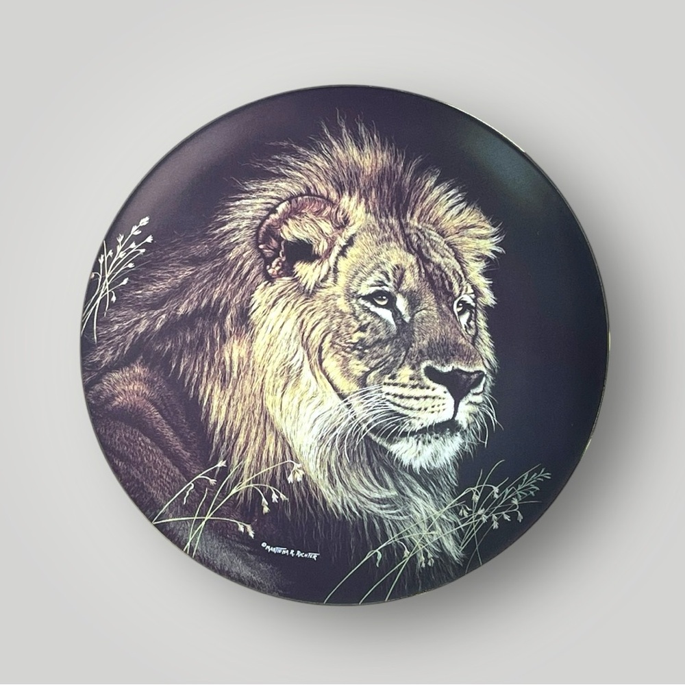 Vintage - The Hamilton Collection “African Lion” Decorative Plate